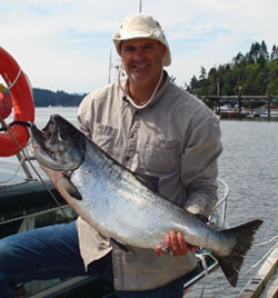 Luke and a nice salmon