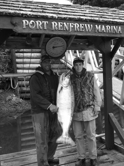 56 pound salmon