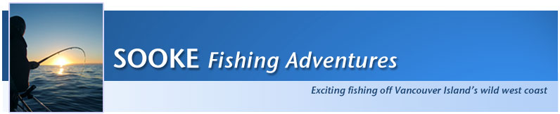 Sooke Fishing Adventures Logo and Home Page